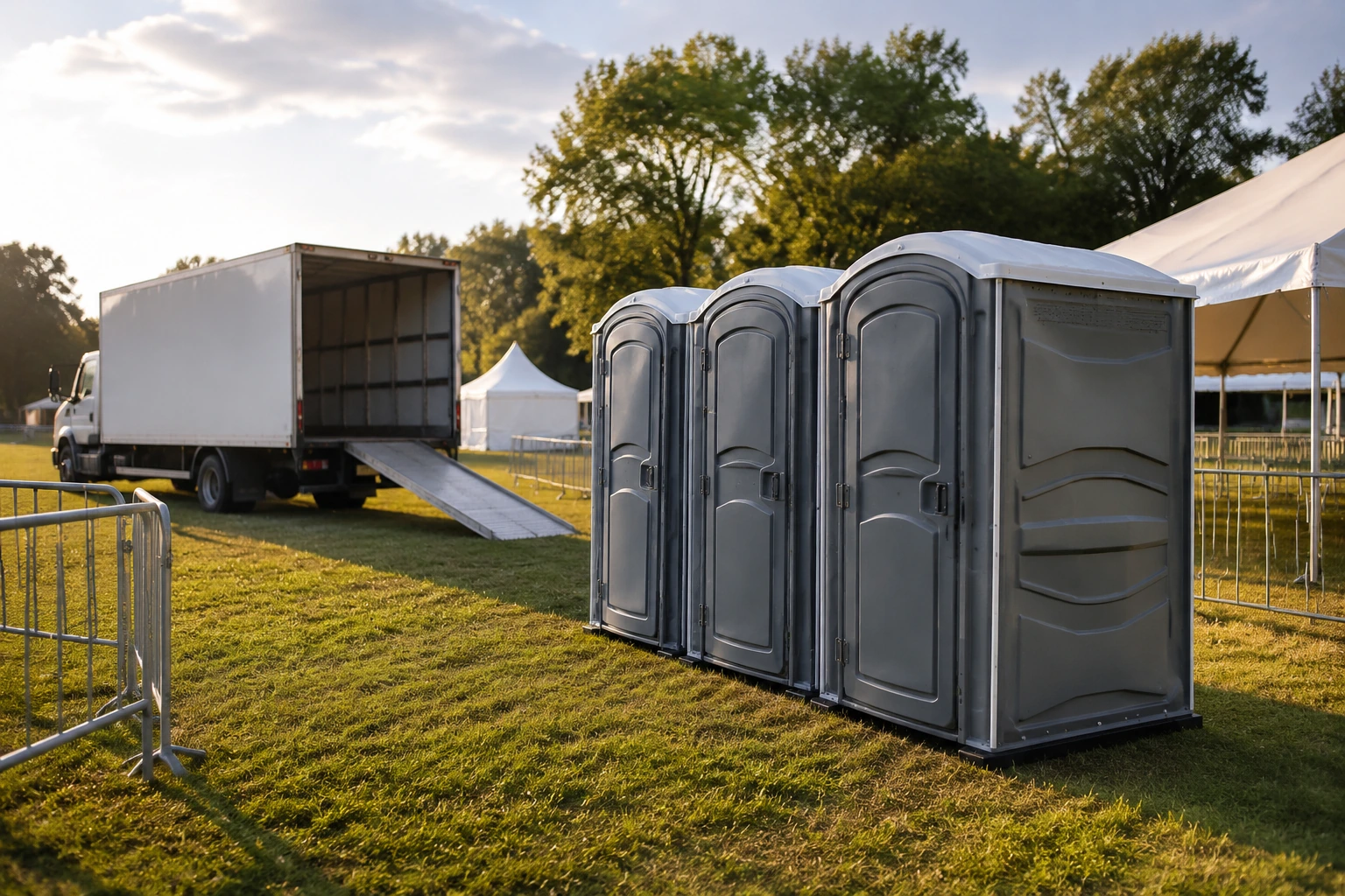 Portable restroom rental planning for Oak Ridge, TN